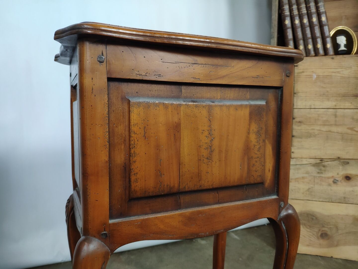 Louis XV style bedside pair