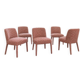 Elena PH Collection chairs — Élitis fabric: in impeccable condition.