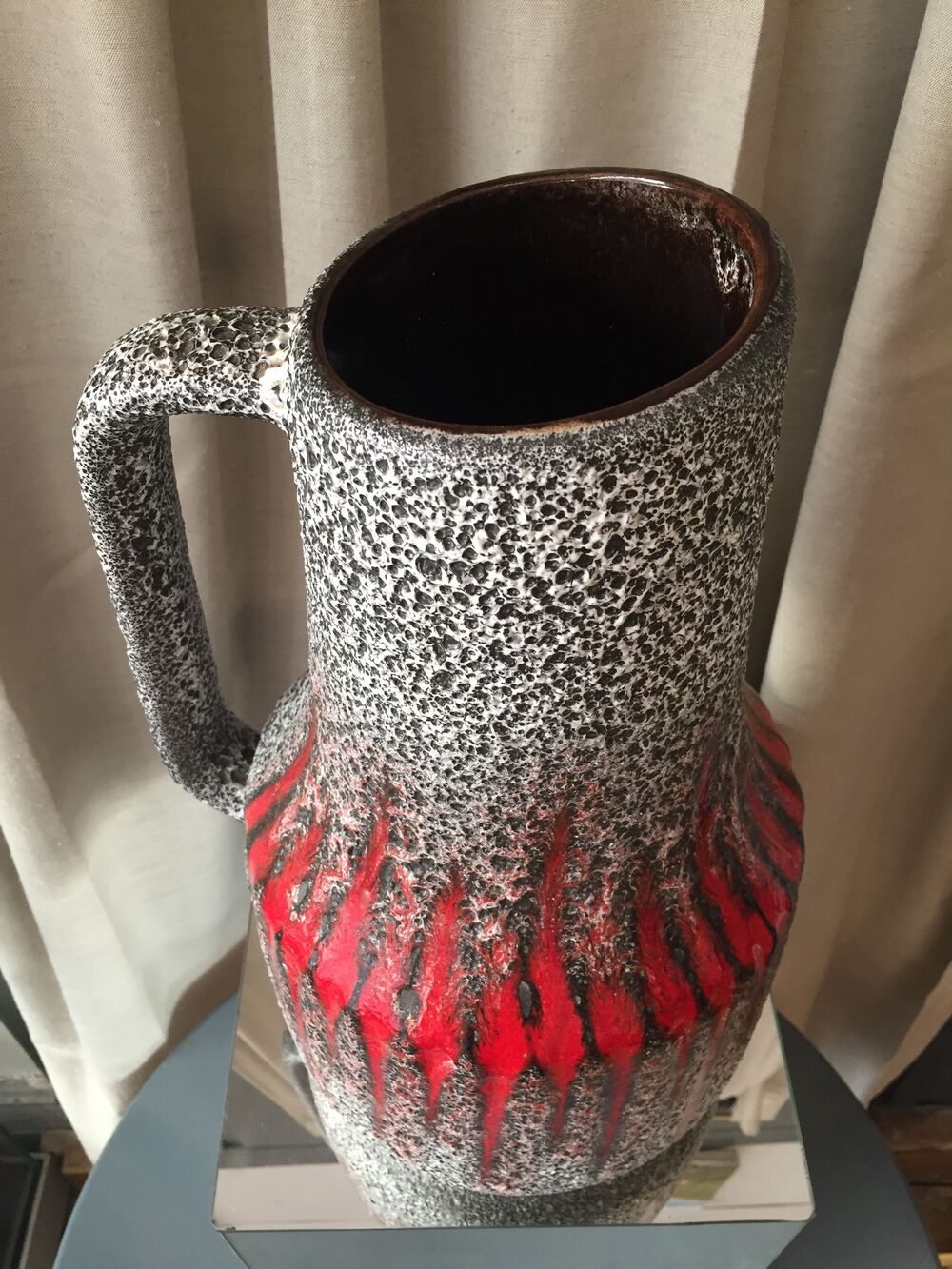 Vase west germany deco vintage scheurich