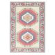 Vintage Turkish Oushak Handmade Wool Cotton Red Area Rug 150x218