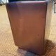 XXL copper, brass and travertine square coffee table, Belgo Chrom