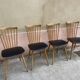 Série de 4 chaises Baumann vintage