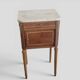 Louis XVI style side table - Marquetry wood and gilded bronze