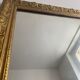 Old rectangular mirror Louise Philippe gilded fireplace 115x156cm