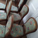 Sept chaises anciennes de style louis XVI
