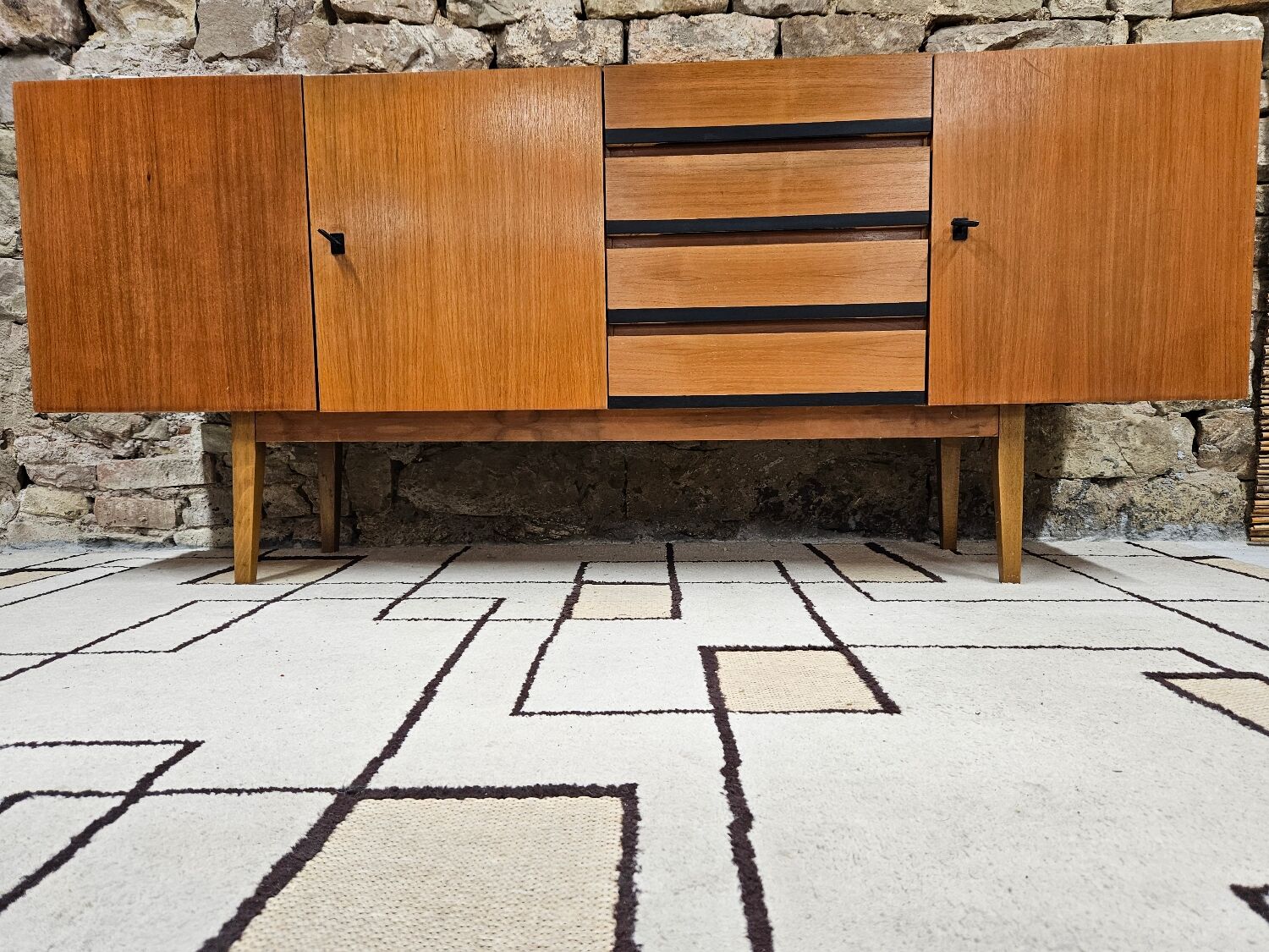 Sideboard style Scandinavian vintage 1970"