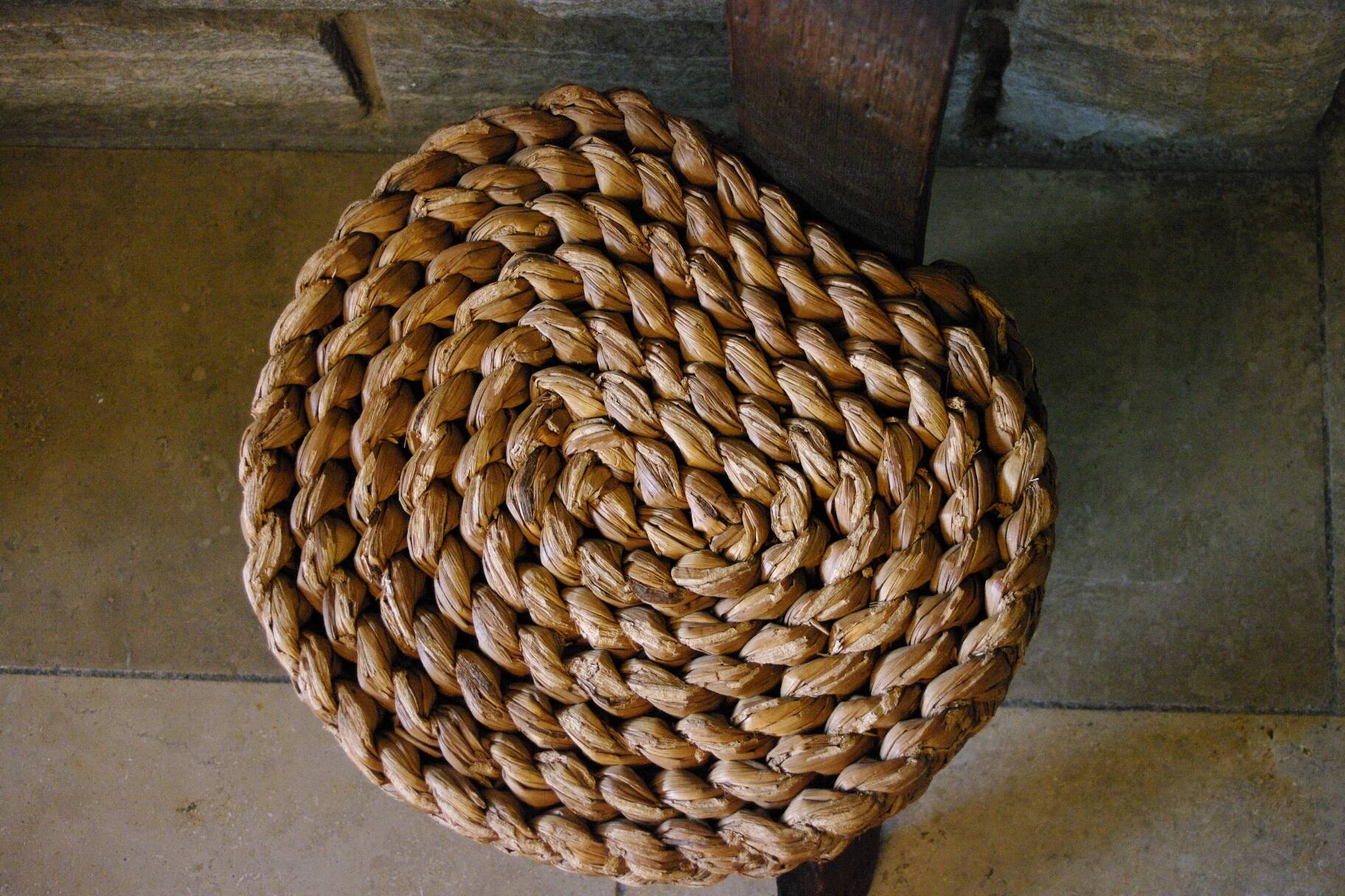 Chaise scultural brutaliste vintage 1950