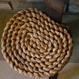 Chaise scultural brutaliste vintage 1950