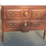 Parisian jumping chest of drawers, 2 drawers, Louis XVI style