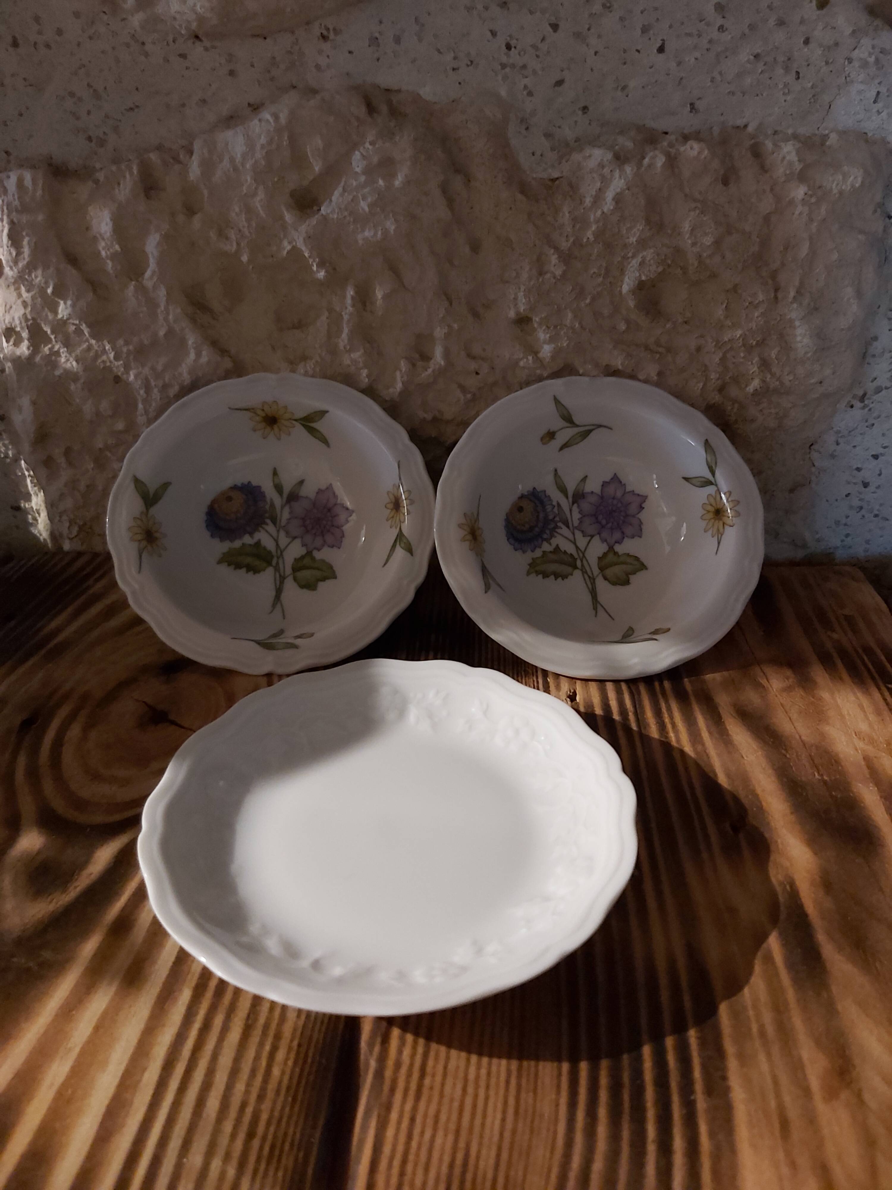 3 Limoges porcelain cups