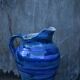 Antique blue Hennebont pitcher