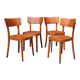 4 "classic" bistro chairs from Horgen-Glarus (Switzerland) 1950s