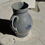 Large blue West Germany pitcher
