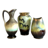 Mid Century vases, ceramic vase, Bay Jasba, Westgerman Pottery