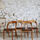 4 Gondola chairs by Baumann, 1960