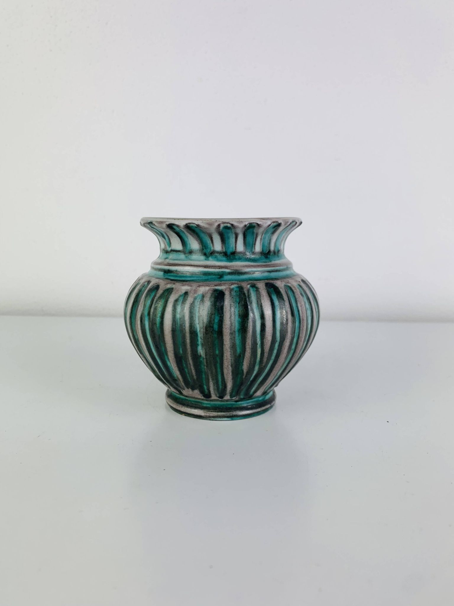 Vintage ceramic vase Steffisburg Switzerland