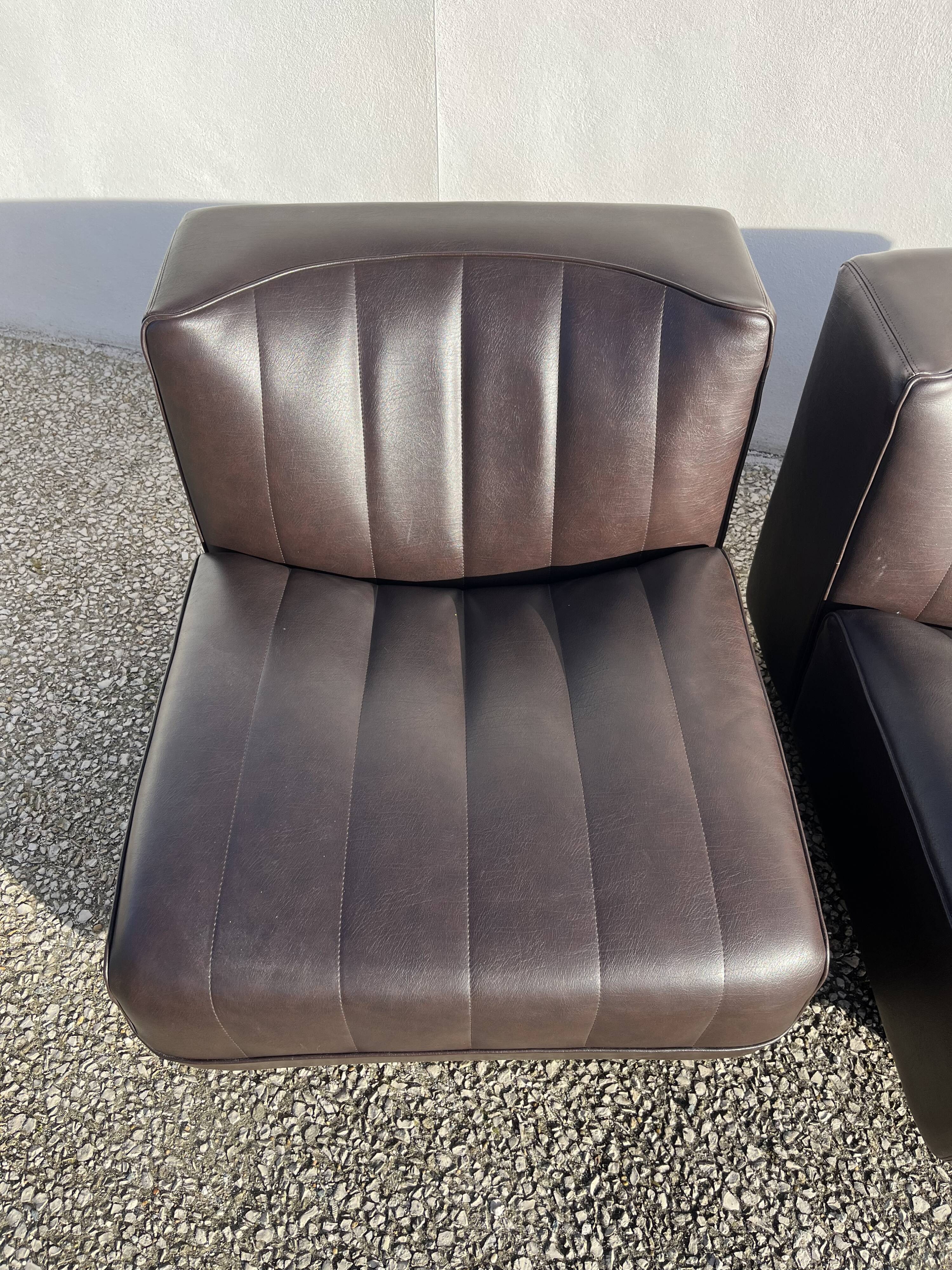 Fauteuils 9000 par Tito Agnoli pour Arflex Italie, années 1969