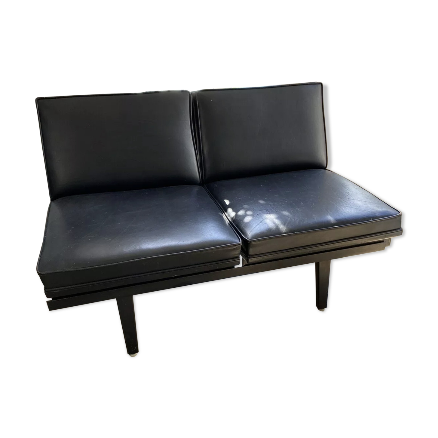 Georges Nelson leather sofa