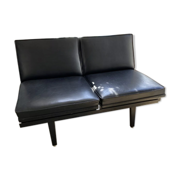 Georges Nelson leather sofa