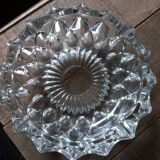 Glass rosette ashtray