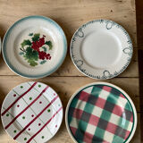Mismatched plates Terre de Fer