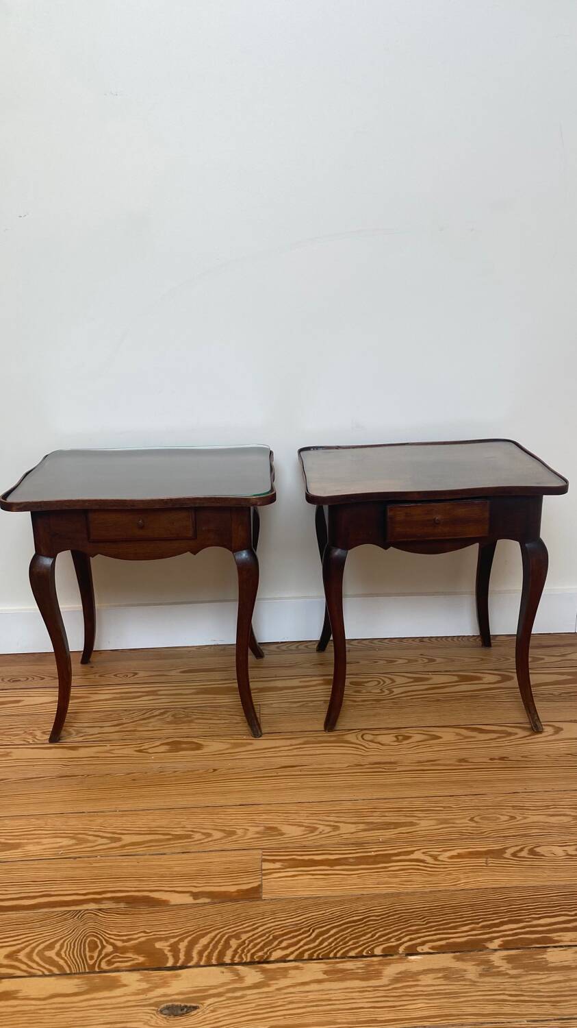 Pair of Louis XV style bedside tables