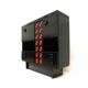 Vintage black Brutalist bar cabinet / sideboard