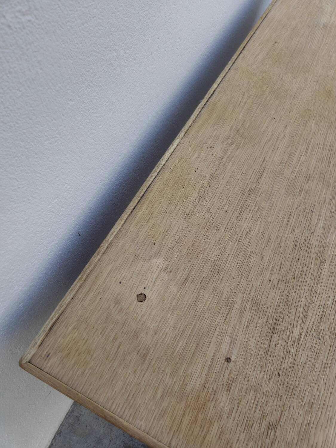 Rustic farmhouse coffee table in solid oak Aerogommer - 1m18.5