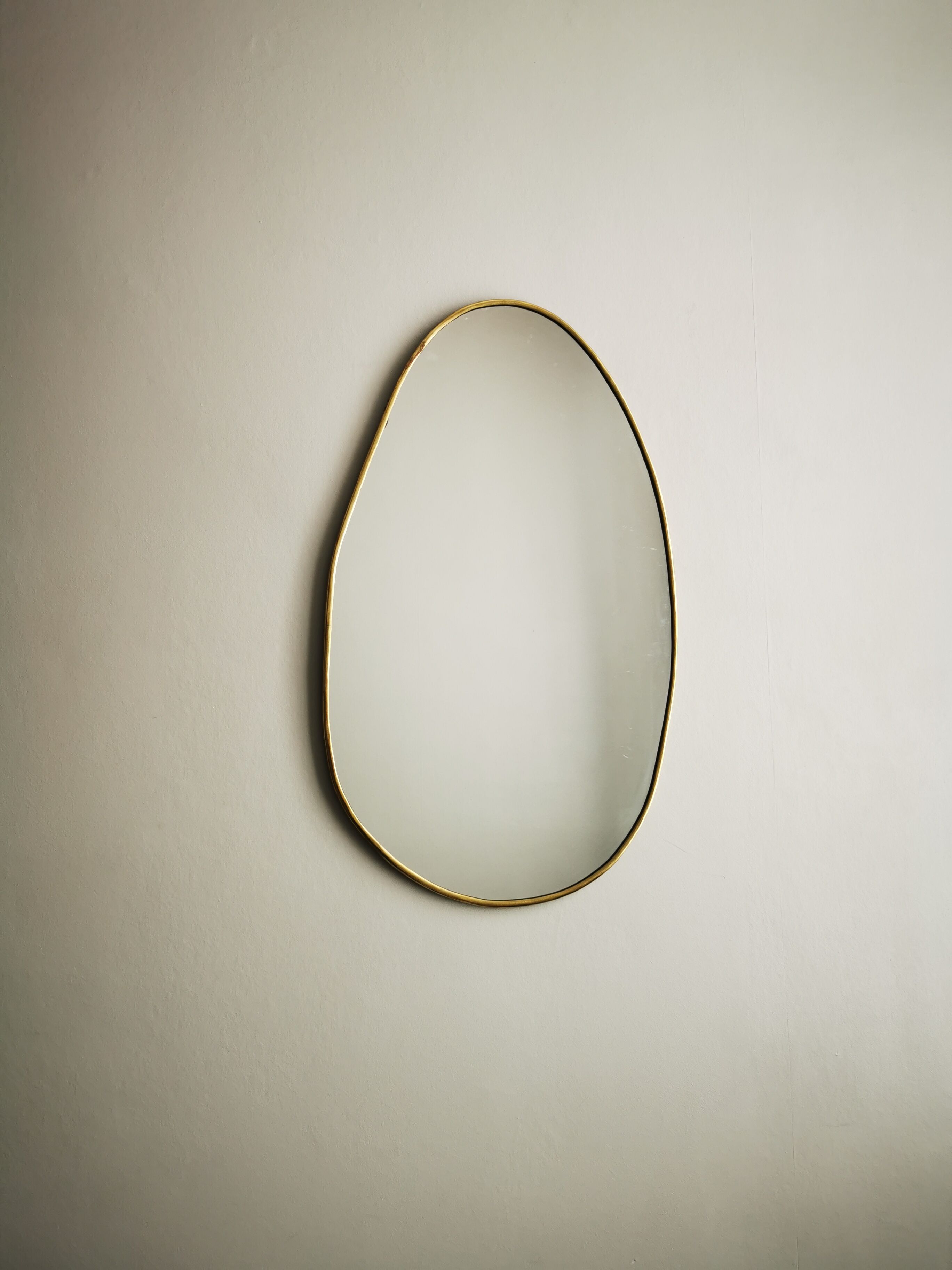 Brass mirror 60cm