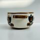 Vintage Boch "Kimono" cache-pot in earthenware – Belgium, 1950s