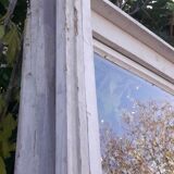 Wooden canopy 3 windows with bellows and abbatant