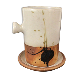 Ceramic vase pot Vallauris Atelier La colombe