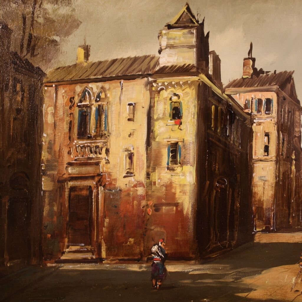 Italian landscape painting from 20th century