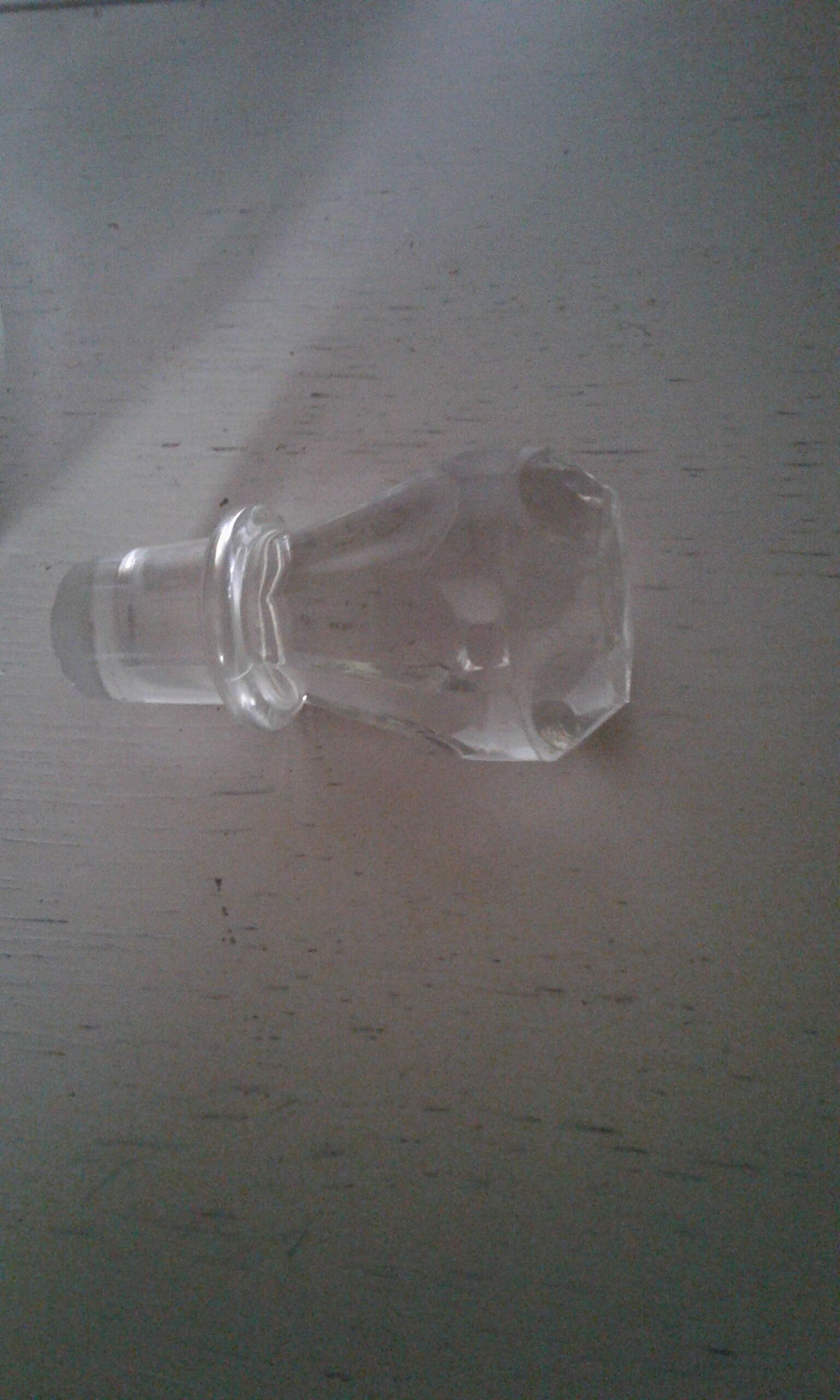 Carafe with Muguet decor cap