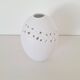 Vase œuf blanc en porcelaine