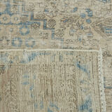 Hand-Knotted Persian Antique 1970s 210 cm x 294 cm Beige Wool Carpet