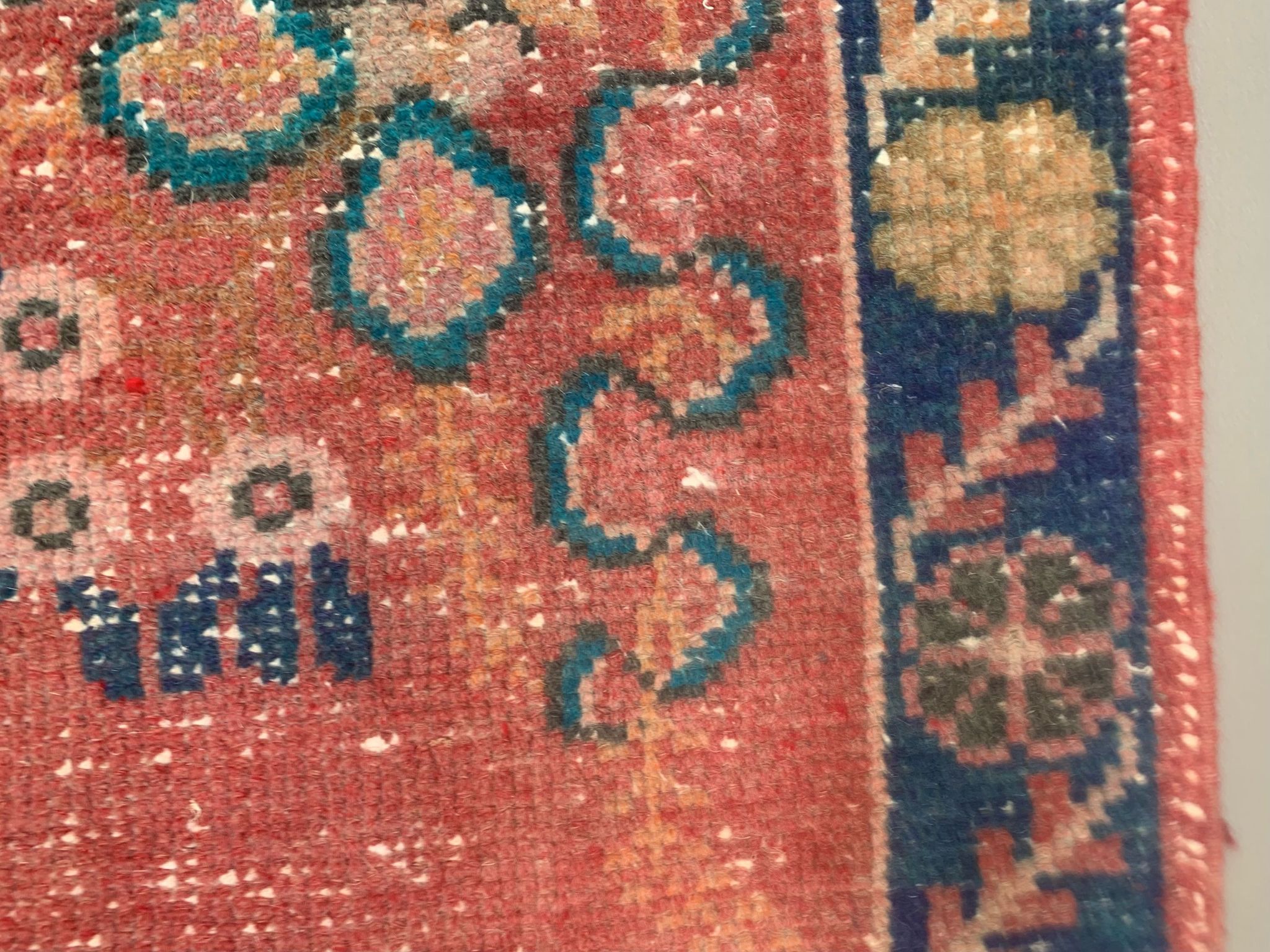 Vintage turkish oushak rug 160x89 cm carpet