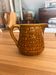 Vintage bistro jug Digoin Sarreguemines woven