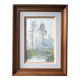 Misty landscape painting