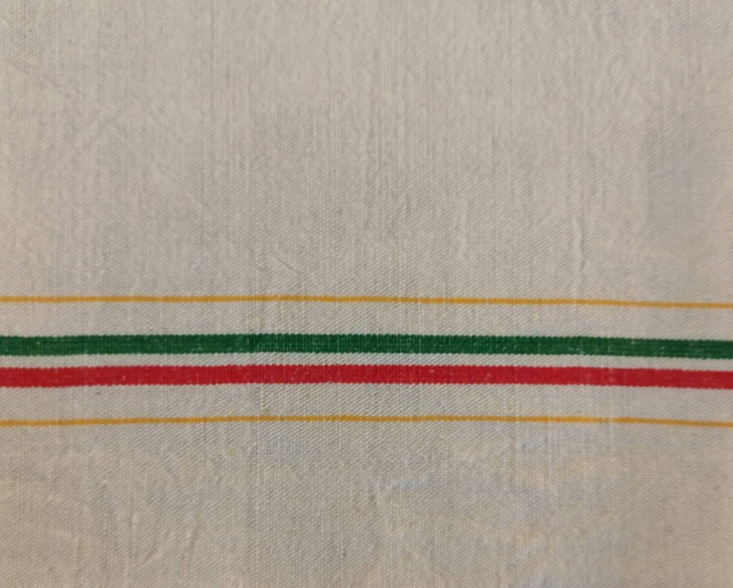 Old Métis Cotton Linen Tea Towels Made in France