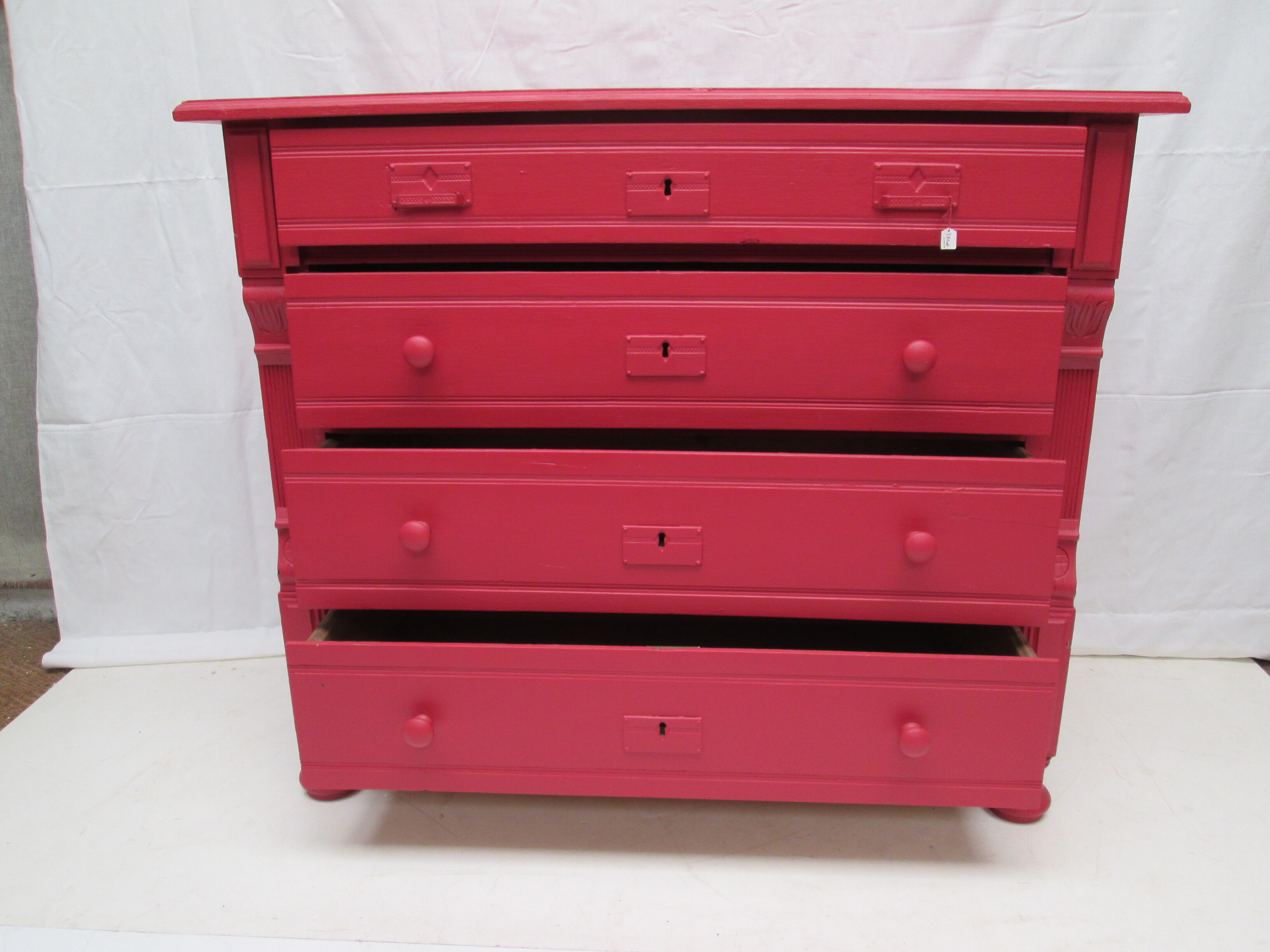 Danish pine chest of drawers redesigned