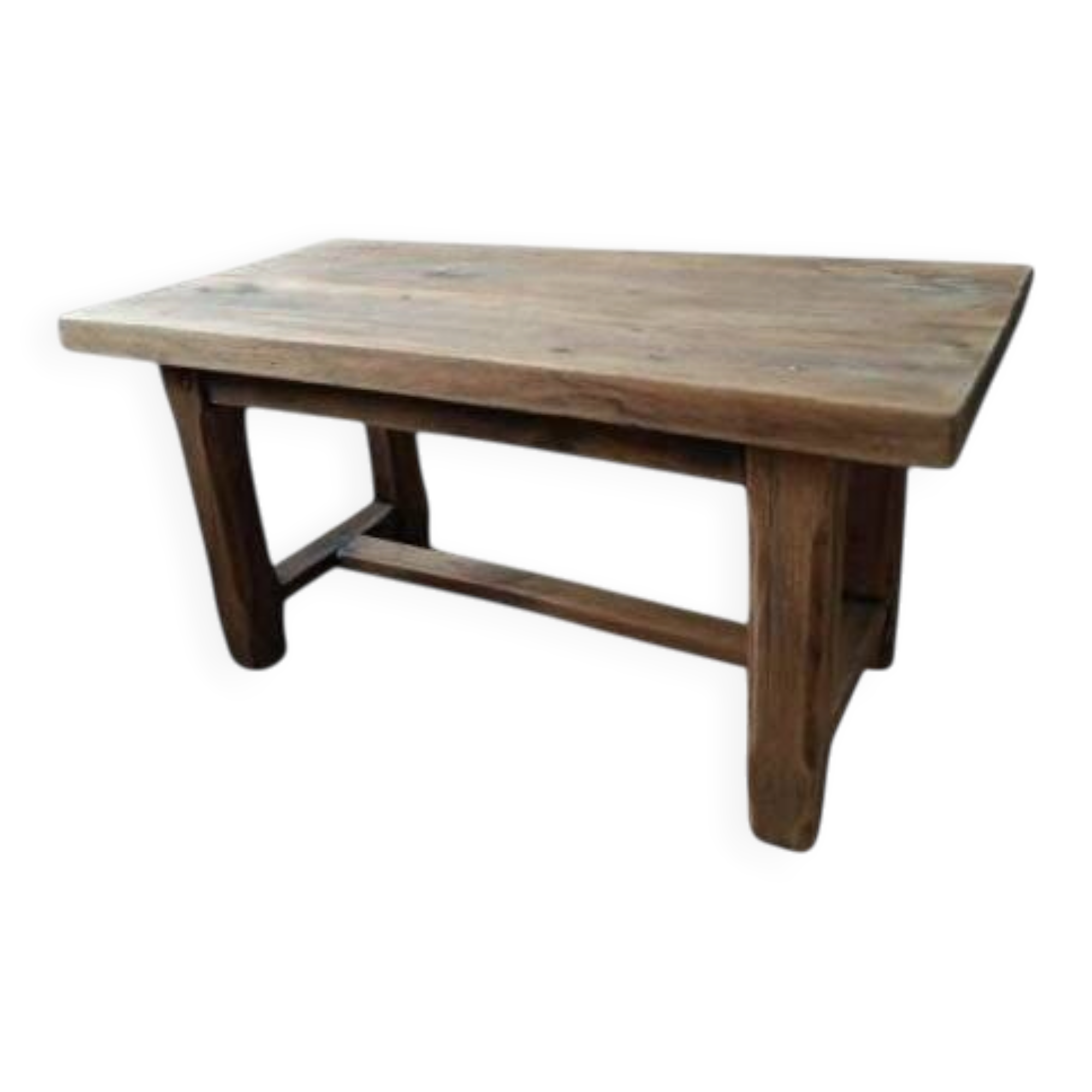 Table basse rustique en bois massif – Style Campagne Chic / Ferme