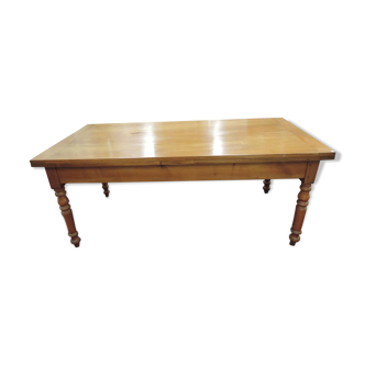 Table de ferme double -plateau