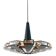 Vintage Danish Hanging Lamp by Werner Schou, 1970s