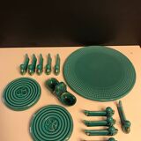 Coasters and bottles, Art Deco knife holders