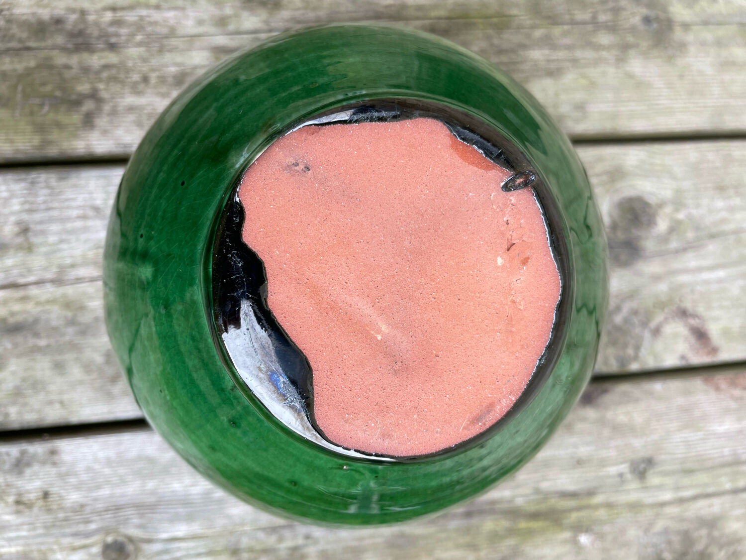 Varnished ceramic jug or picket