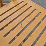 Set of 4 Folding Chairs in Wood and Plywood