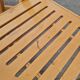 Set of 4 Folding Chairs in Wood and Plywood