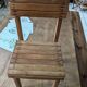 Wooden child's chair