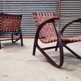 Pair of Jan Vanek armchairs for Up Zavody 1930